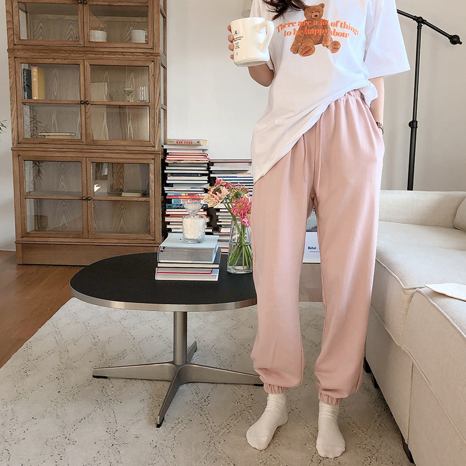 Quần Thể Thao Ống Rộng Lưng Cao Dễ Phối Đồ 42355