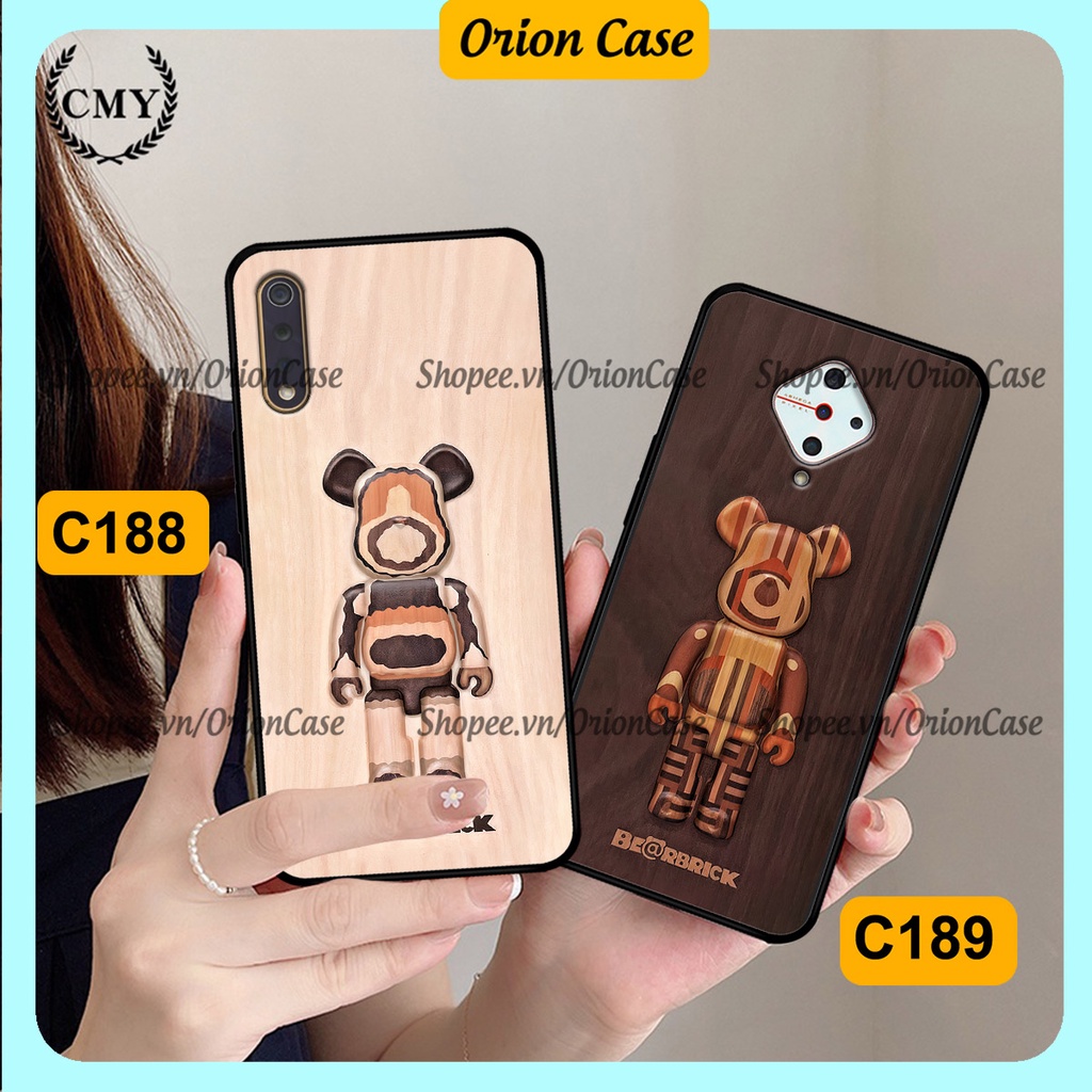 Ốp lưng Vivo S1 / S1 Pro in hình bearbrick 3D thời trang, cá tính. ốp chống sốc, bền đẹp