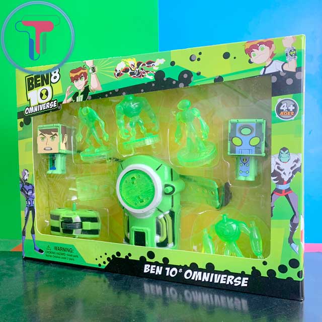 Bộ đồ chơi đồng hồ đeo tay biến hình alien ben 10 omnitrix 045-7