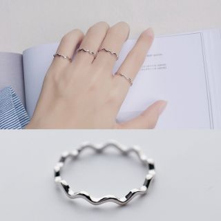 combo 2 chiếc Nhẫn xoắn S925 110k