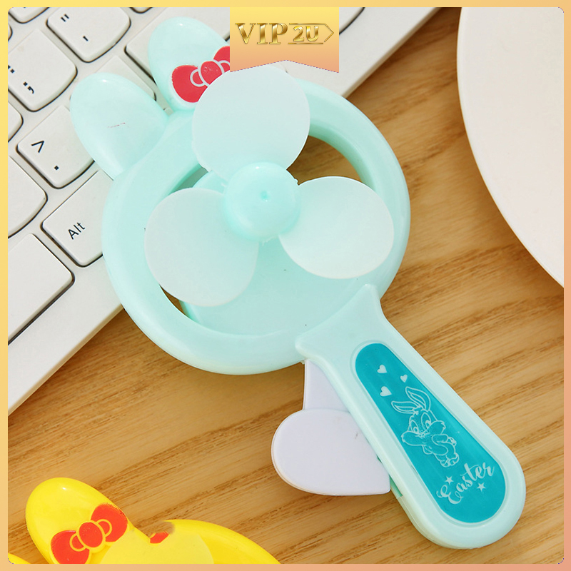 Quạt Cầm Tay Vip2U Kiểu Hoạt Hình Đáng Yêu | BigBuy360 - bigbuy360.vn