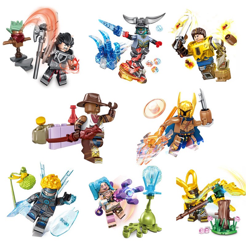 Bộ minifigures Nhân vật game League of Legends mobile SY 1463 (không hộp, không hướng dẫn) - 8 minif