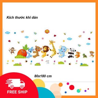 ⚡️𝗙𝗥𝗘𝗘𝗦𝗛𝗜𝗣⚡️ Decal dán tường Thú nhổ cà rốt số 2