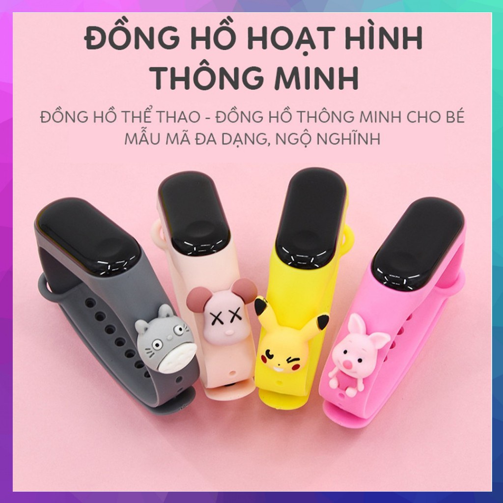 Đồng Hồ Trẻ Em ZGO DISNEY Silicon, Đồng Hồ Điện Tử Thông Minh Cho Bé -dc4251