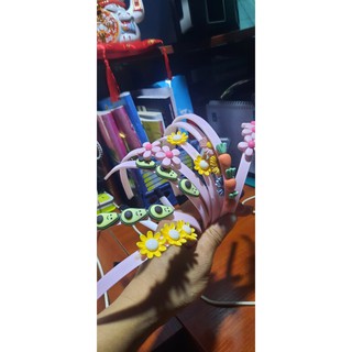 BỜM TÓC ĐÍNH HOA QUẢ CHO BÉ GÁI