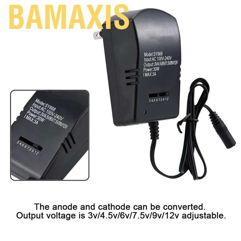 Bộ Sạc Điện Bamaxis Us 3 / 4.5v / 6v / 7.5v / 9v / 12v