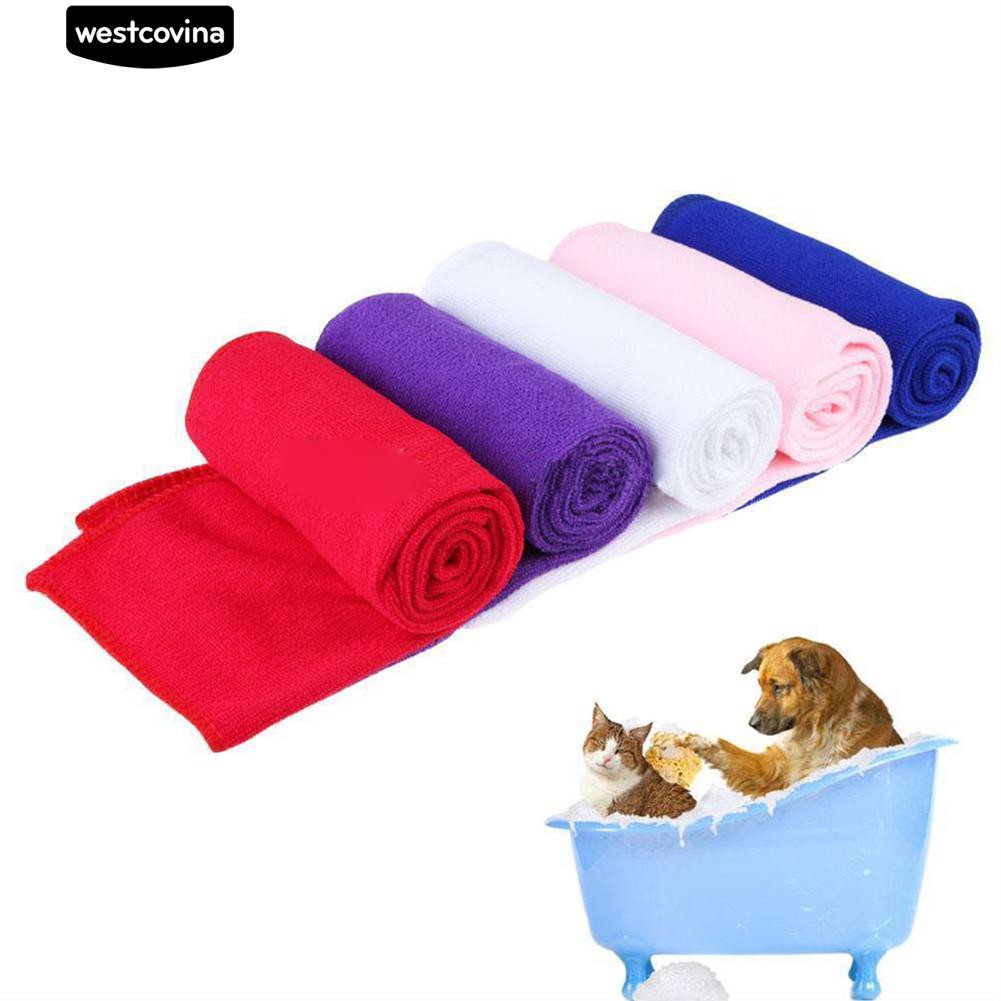 Khăn tắm Microfiber siêu mềm nhanh khô cho thú cưng