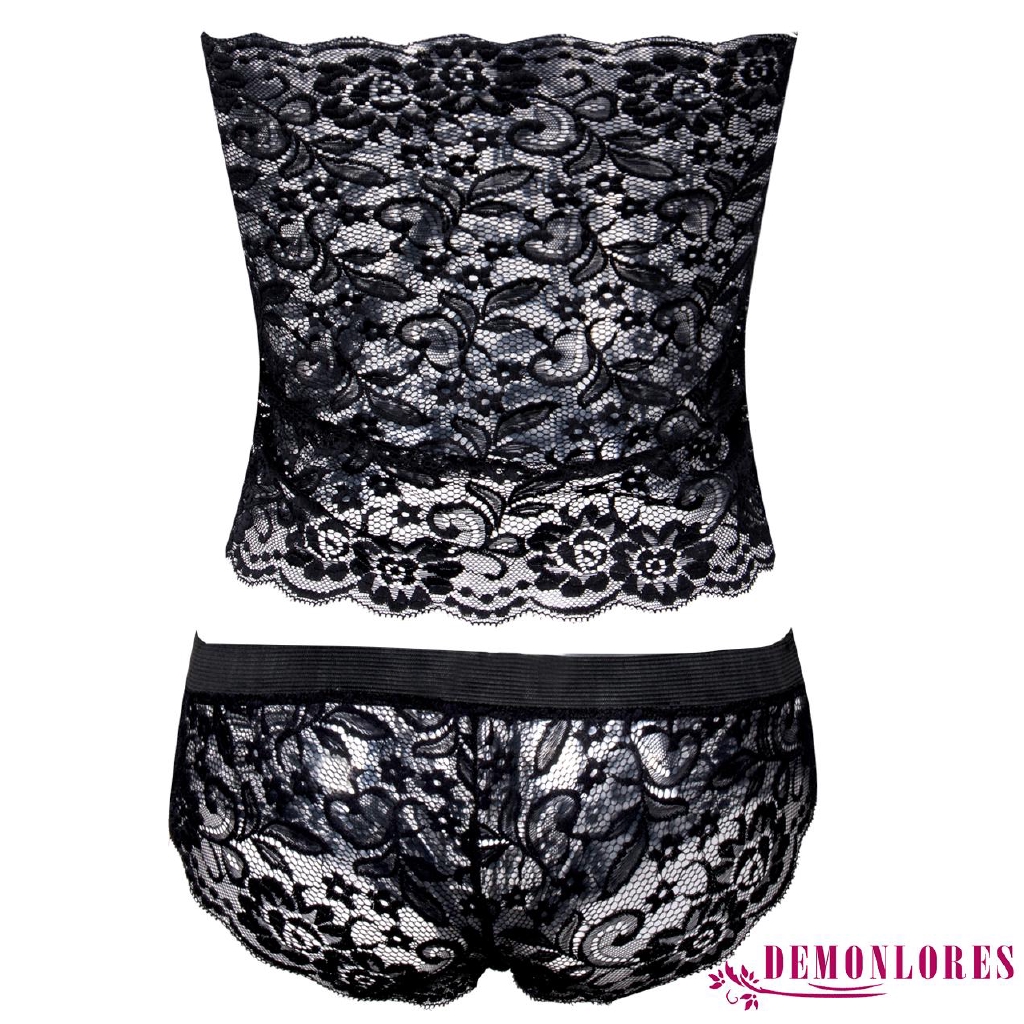 Set áo bra nâng ngực và quần lót ren gợi cảm cho nữ