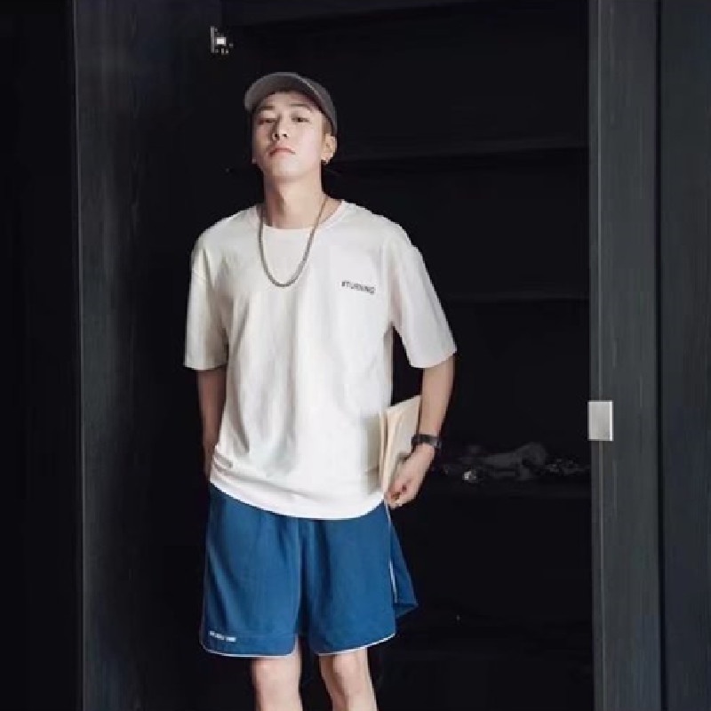 Áo Thun Nam Ngắn Tay Cổ Tròn Thời Trang