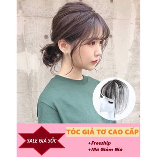 Tóc giả đẹp 💕 freeship 💕💕tóc giả mái thưa tóc thật 3d