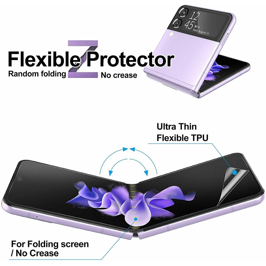 Mềm Miếng Dán Màn Hình 3d Cho samsung galaxy z flip 5 flip 4 flip 3
