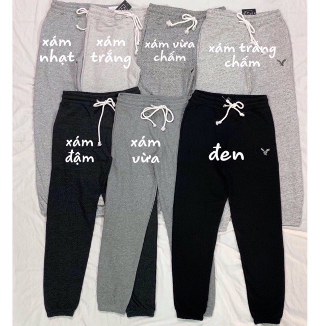 [FREESHIP+ẢNH THẬT] Quần jogger nỉ eagle
