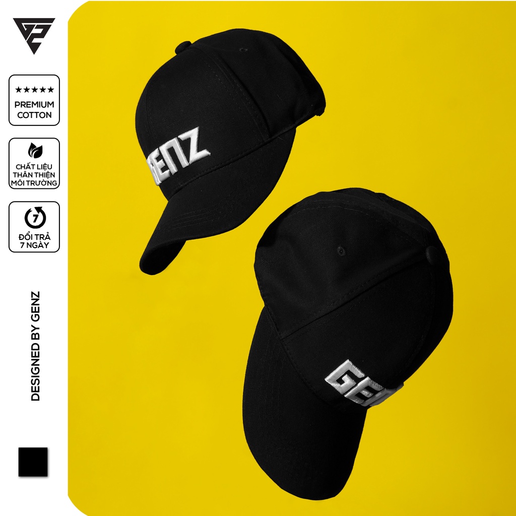 Mũ lưỡi trai nón kết GENZ thêu chữ ulzzang unisex thích hợp cả nam nữ cá tính