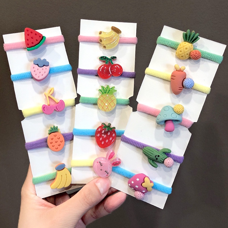 Dây Cột Tóc Hoạt Hình Dễ Thương Cho Bé Gái