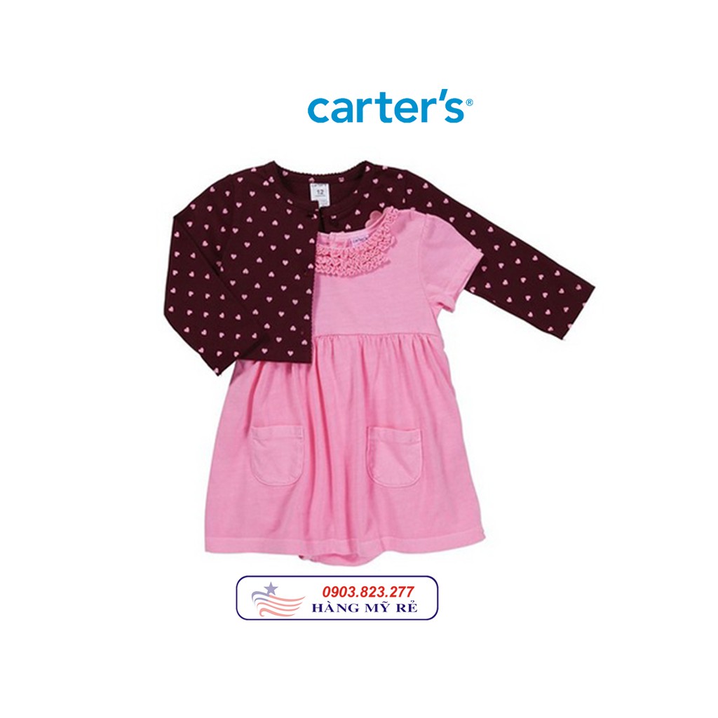 Set body kèm khoát Carter's (Hàng Mỹ xách tay)