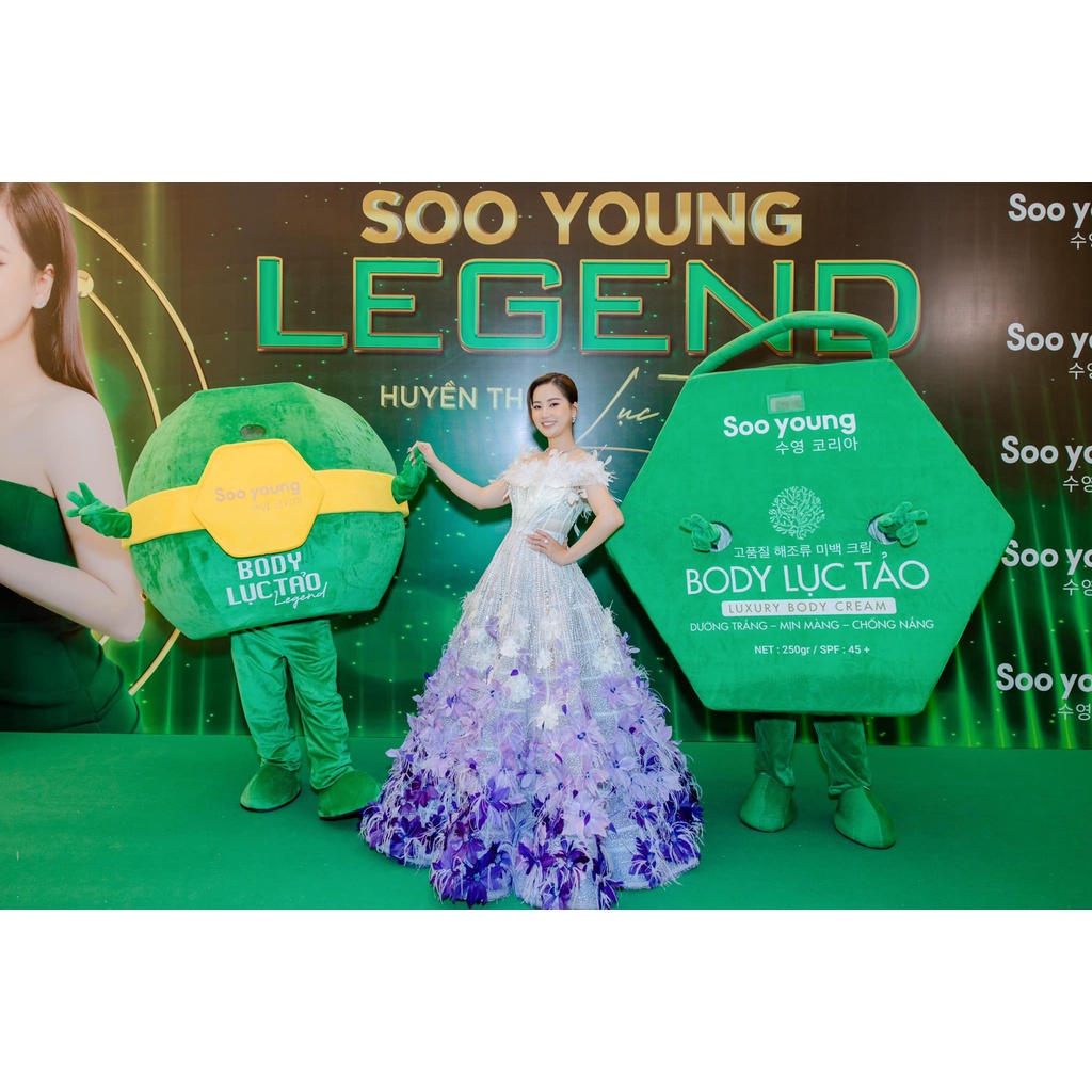 Kem Dưỡng Da Body Lục Tảo Soo Young Legend 250Gram - Chính Hãng 100%