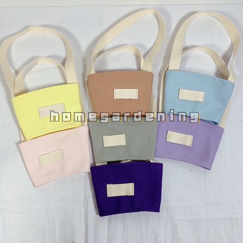 Vỏ Bọc Cốc Nước Chống Nóng Bằng Vải Canvas Tiện Dụng