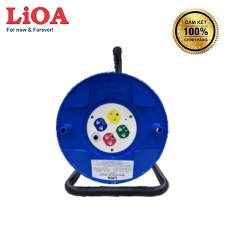 Ổ CẮM RULO LIOA QT50-2-15A ĐA NĂNG 50 MÉT DÂY QUAY TAY ( CÓ BẢO VỆ QUÁ TẢI )