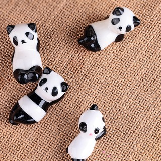 Kê đũa gốm hình gấu trúc; dùng kê thìa dĩa đũa, trang trí decor. Gấu trúc ngộ nghĩnh dễ thương