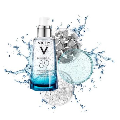 Bộ Dưỡng Chất Khoáng Cô Đặc Vichy Mineral 89 Serum Và Gel Rửa Mặt Ngừa Mụn Vichy Normaderm Gel