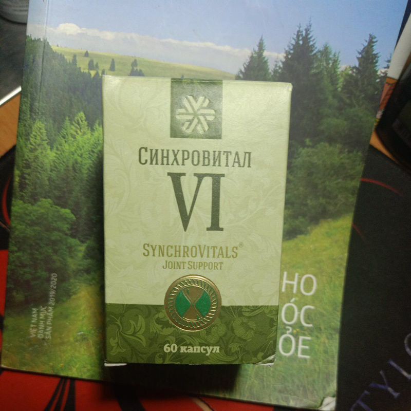 Viên uống hỗ trợ xương khớp Synchrovitals VI Siberi Nga