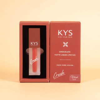 SON KEM LÌ CRUSH CHOCOLATE KYS (CAM HỒNG ĐẤT)