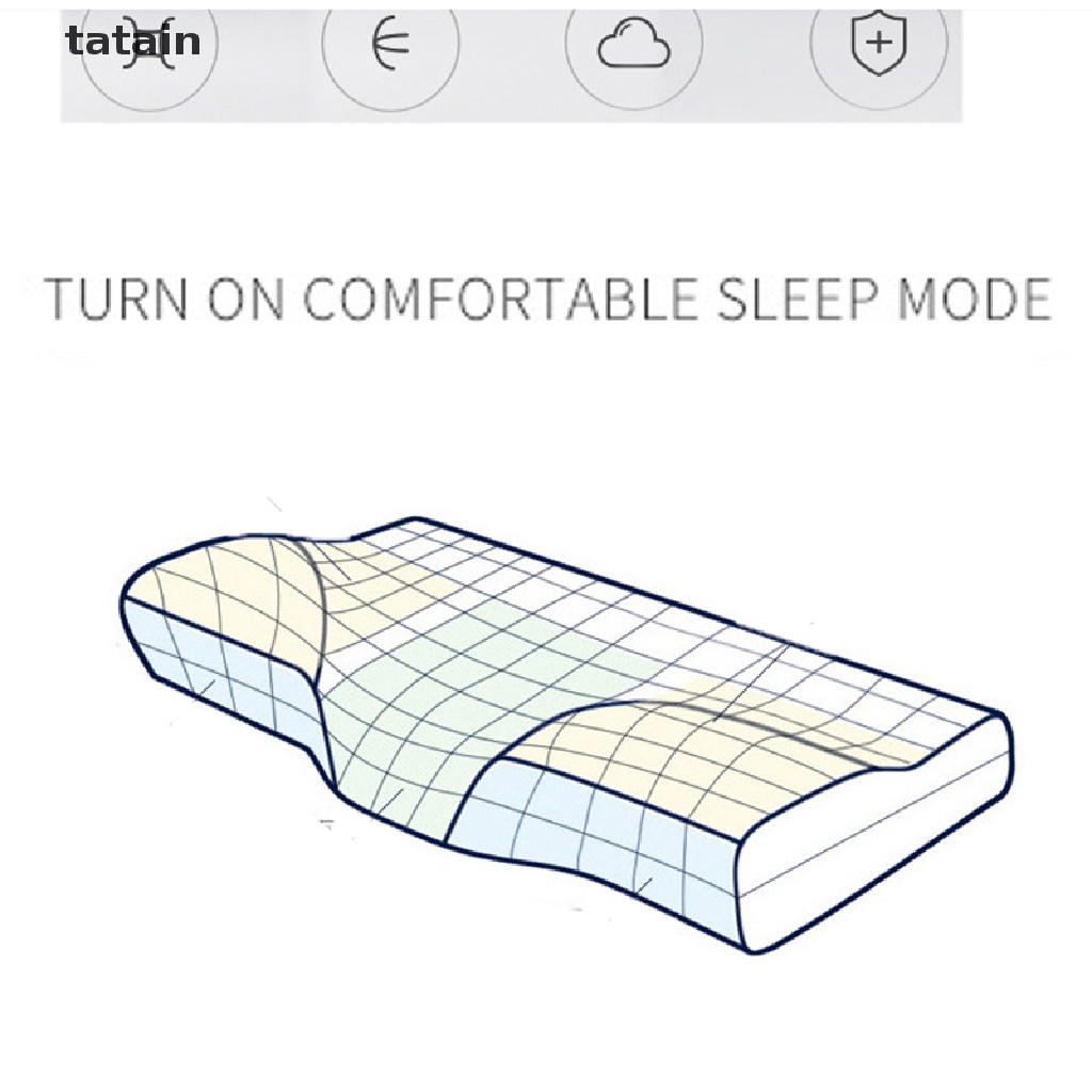 [TAT] Butterfly Memory Foam Gel Pillow  Orthopedic Pillows Comfort For Home Beddings CVX