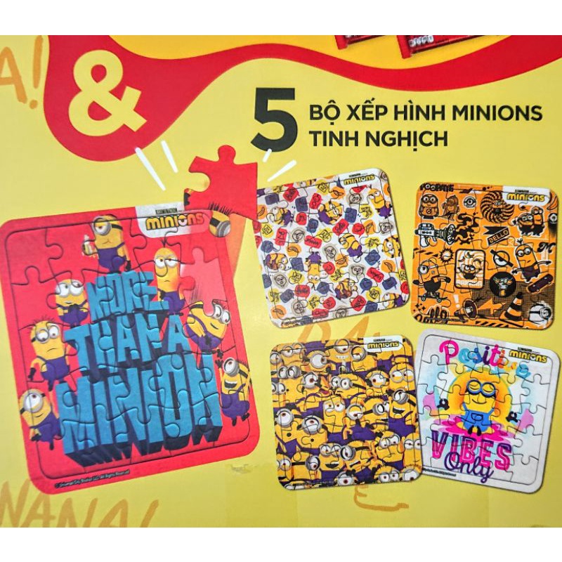 Tranh xếp hình Minions 25 mảnh