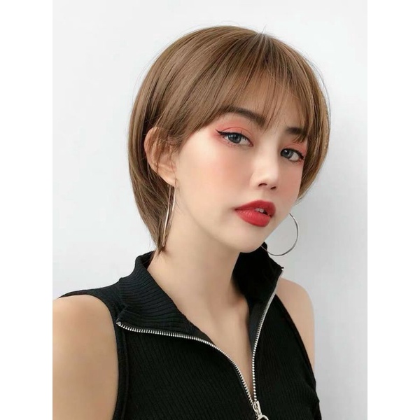 tóc giả ngắn tomboy mã d3078
