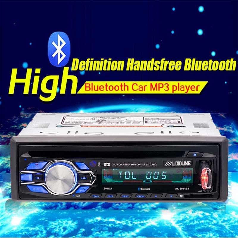 Đầu phát âm thanh trên xe hơi Bluetooth Radio stereo DVD CD / USB / SD / AUX-IN / FM