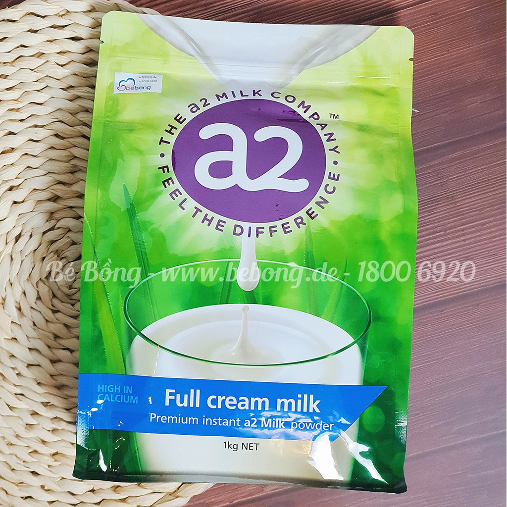 Sữa tươi nguyên kem dạng bột A2 Úc 1kg