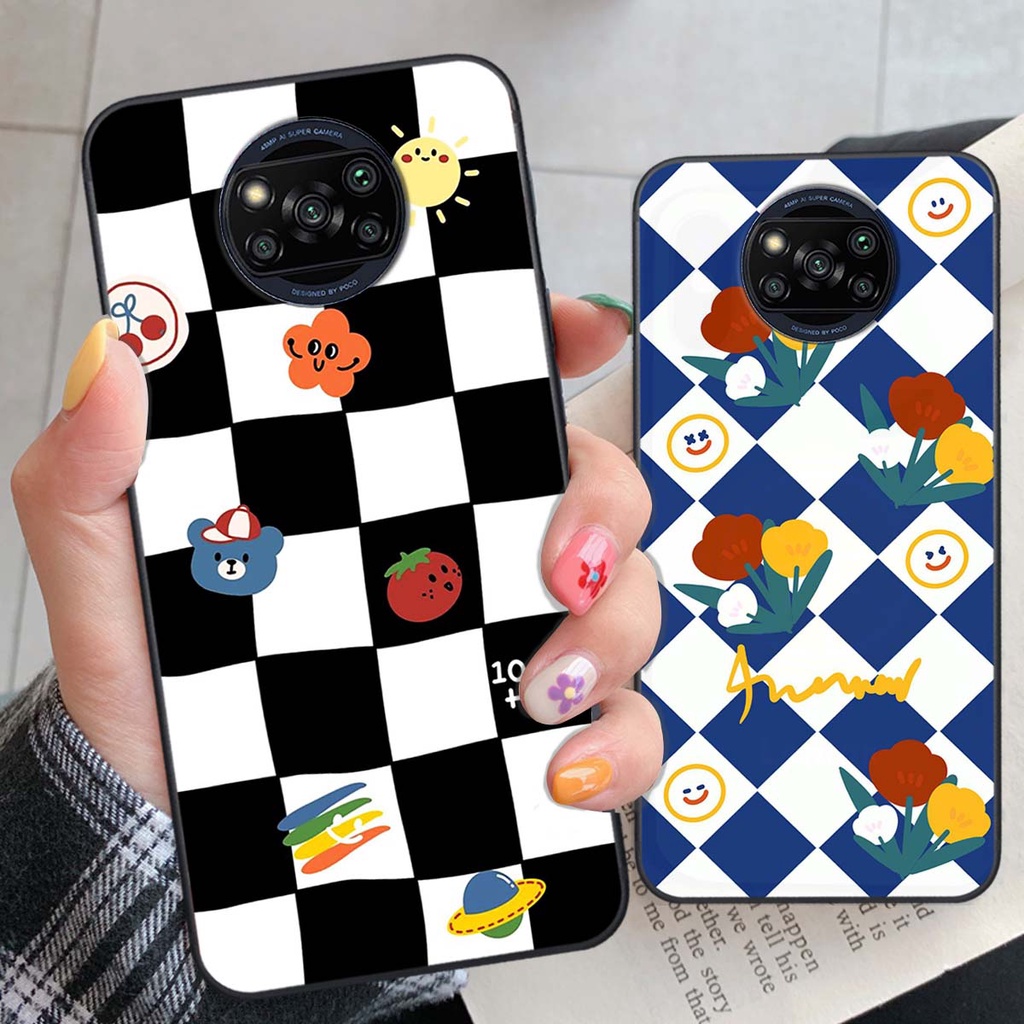 Ốp Xiaomi Poco X3 / Poco X3 Pro họa tiết hoa, gấu thời trang, ốp dẻo bền đẹp
