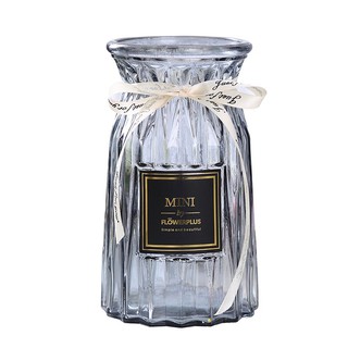 [KÈM NƠ]- Lọ hoa thuỷ tinh múi khế