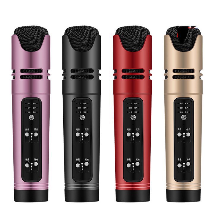 mic thu âm live stream c16 hàng loại một có bluetooth