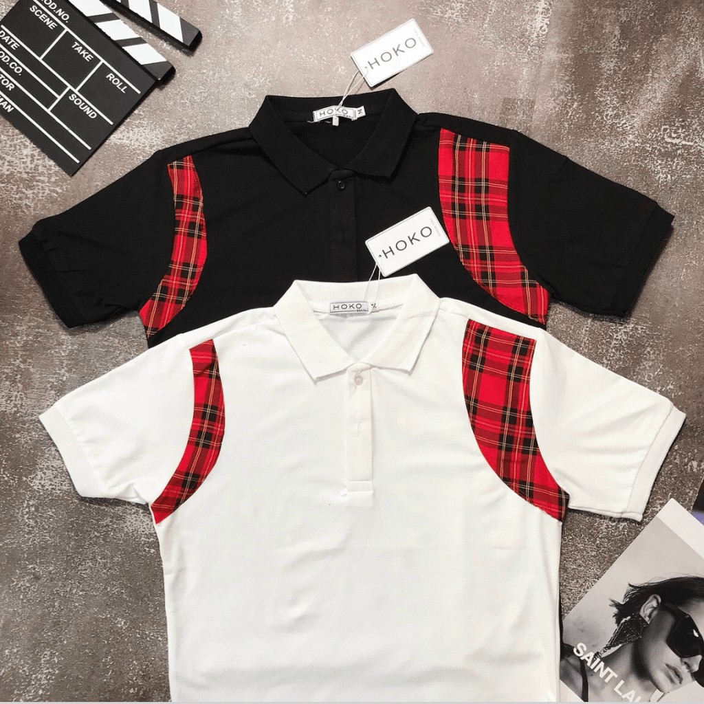 ÁO THUN NAM NGẮN TAY CỔ TRỤ CỰC VIP , TÔN DÁNG CHUẨN CHO CÁC AE HK