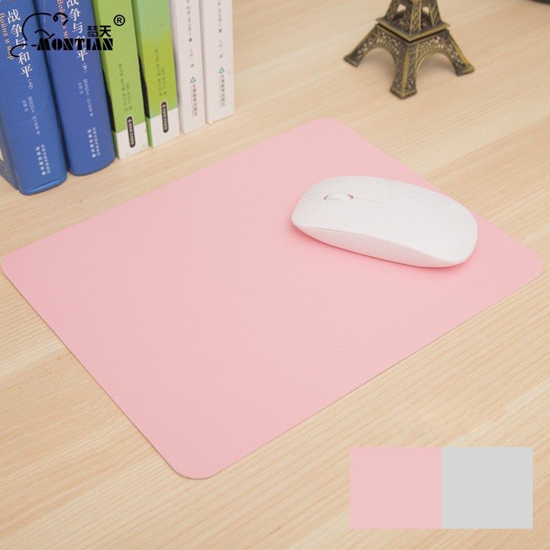 Miếng Lót Chuột Da (Mouse Pad) 270x210mm 2 Mặt 2 Màu