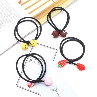 Set 4 Dây nịt tóc Line Friends
