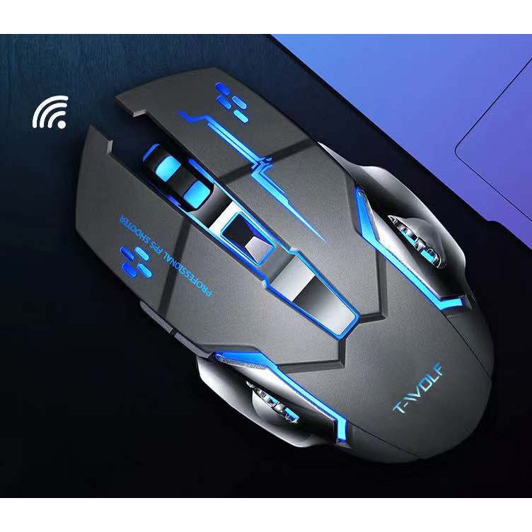 New Design Q13 Wireless Mouse Charging Colorful Glowing