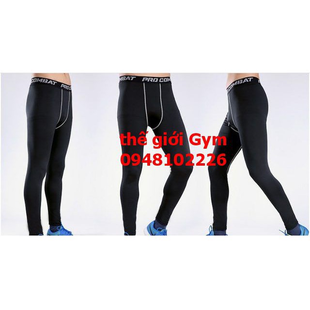 (Video) Quần legging nam xịn PRO COMBAT hot hit (size M-XXXL)