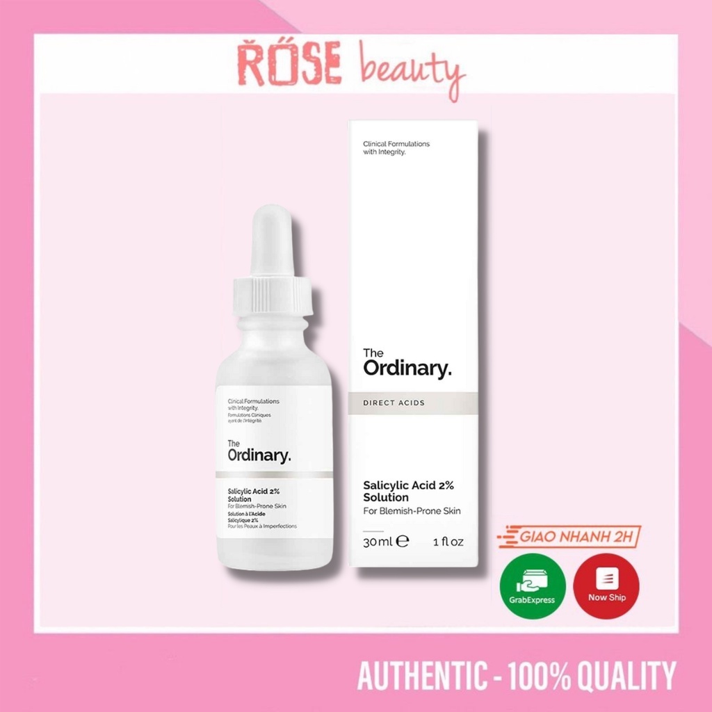 Serum The Ordinary Salicylic Acid 2% Solution tinh chất tẩy tế bào ra chết, ngăn ngừa mụn