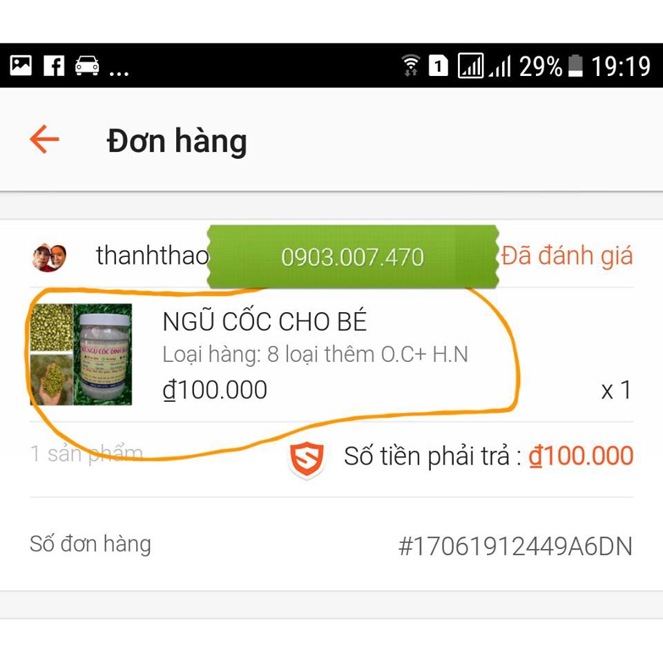 BỘT ĂN DẶM CHO BÉ (CÓ ATVSTP) GỒM 6- 8 LOẠI DINH DƯỠNG 500GR