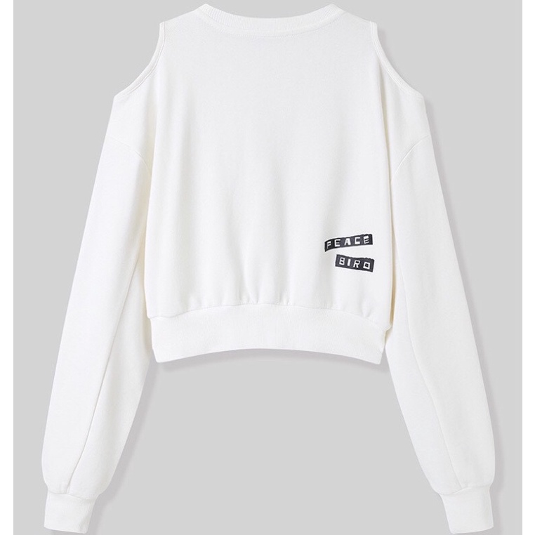 Áo nỉ hoạ tiết Peacebird