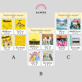 Sticker Nhãn Dán BTS ( Ver 2 - Playlist ) | Aimée