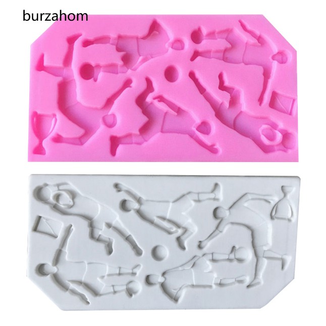 Khuôn bánh silicon tạo hình quả bóng đá