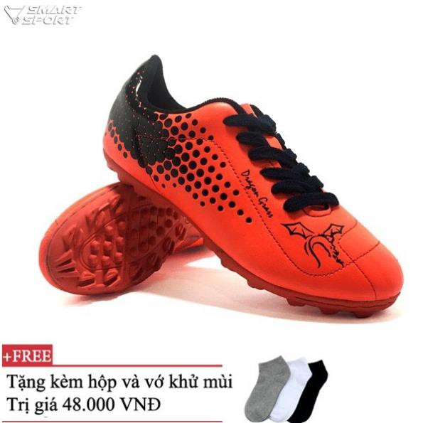 xả kho XẢ HOT SẴN giày bóng đá.Coavu trẻ em đỏ cam, (Việt Nam Chính Hãng) [SHOP UY TÍN] new new bán rẻ