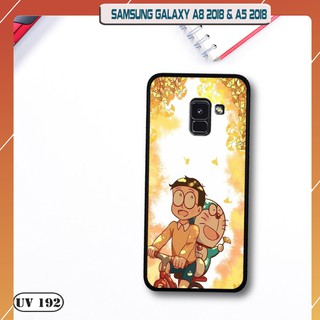 Ốp lưng nhám Samsung Galaxy A8 2018/ A5 2018 in hình