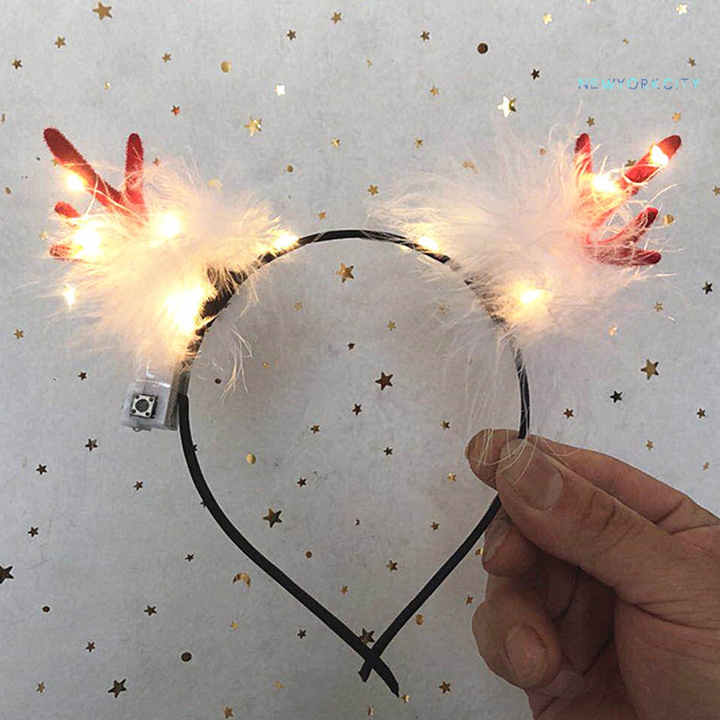 Ny-băng Đô Giáng Sinh Đáng Yêu Thoải Mái Với 5 Kiểu Băng Đô Hình Tuần Lộc Cho Tiệc Tùng