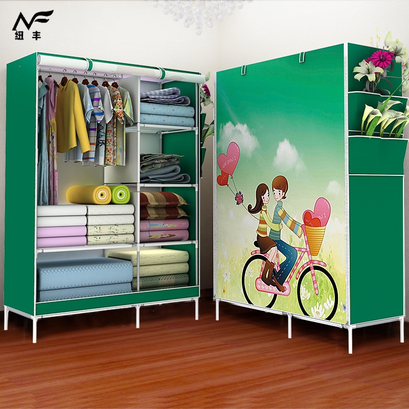 Tủ Vải Đựng Quần Áo Tủ 3D Khung Thép 2 Buồng 3 Buồng Có Bảo Hành Miễn Phí Vận Chuyển Toàn Quốc