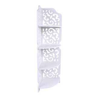 Kệ Góc 4 Tầng Hoa Văn Gỗ
