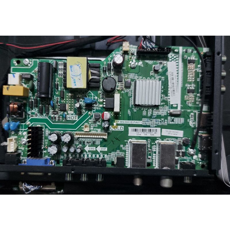 Bo mạch tivi ASANZO 25T350